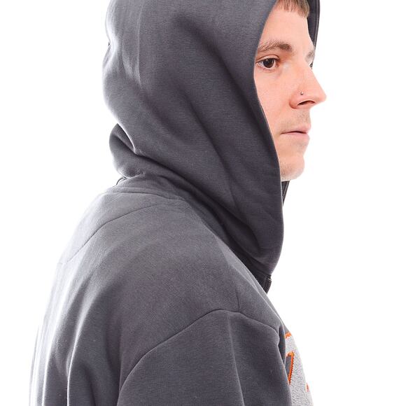 Pullover Karl Kani Star Logo OS Full Zip Hoodie anthracite/light grey