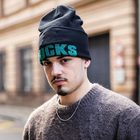 Sturmhaube Mitchell & Ness - Tailgate Balaclava Knit - Anaheim Ducks - Black