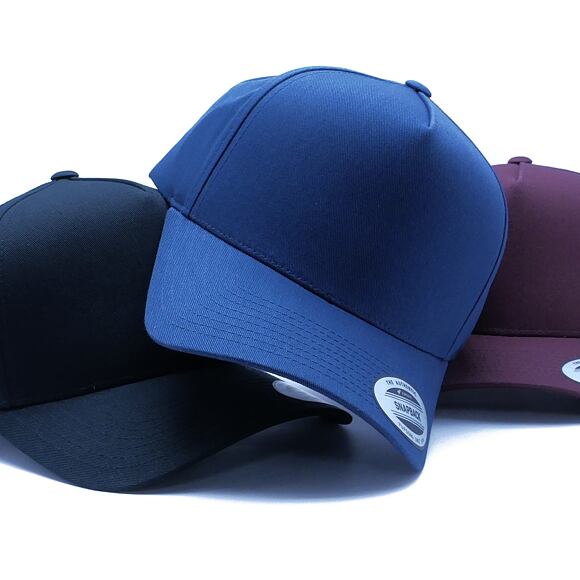 Kappe Yupoong 5-Panel Curved Classic Snapback burgundy