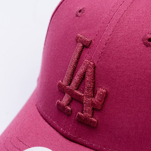 Damen Kappe New Era - MLB Metallic 9FORTY - LA Dodgers - Burgundy