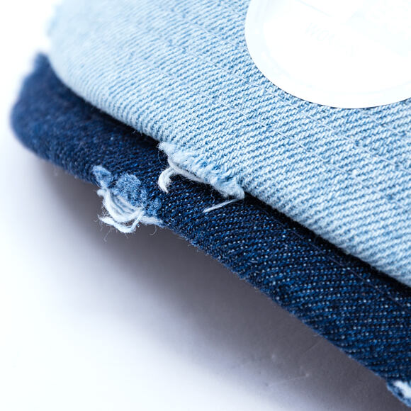 Damen Kappe New Era - MLB Denim 9FORTY Trucker - NY Yankees - Blau