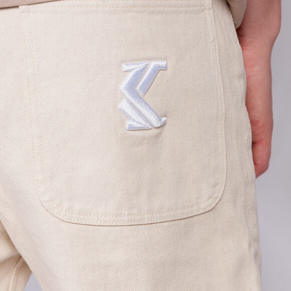 Hose Karl Kani - Og Fringed Baggy Cargo Pants - White