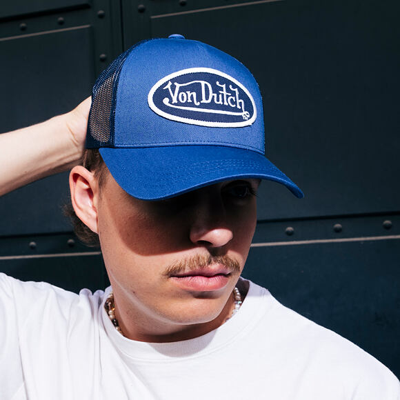 Kappe Von Dutch - Trucker - Classic Logo - Navy Blue