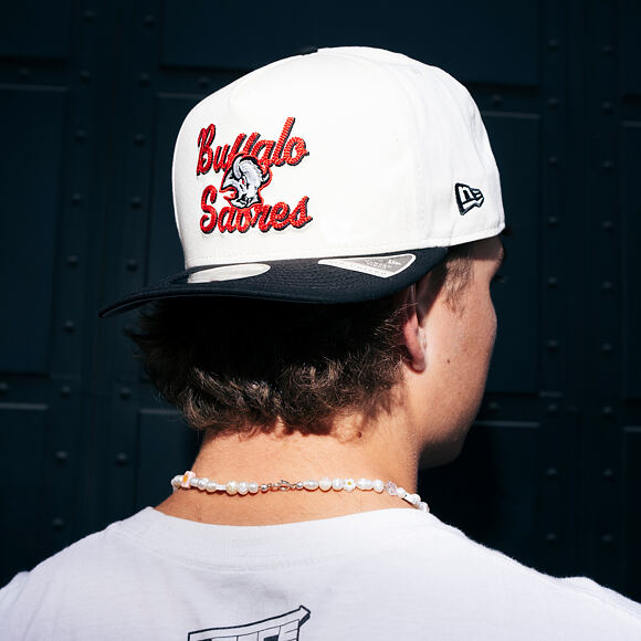 Basecap New Era - NHL Chainstitch 9FIFTY A-Frame - Buffalo Sabres - Chrome White