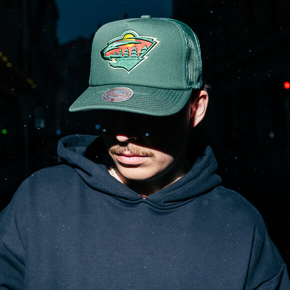 Kappe Mitchell & Ness - NHL Evergreen Trucker Wild - Minnesota Wild - Green
