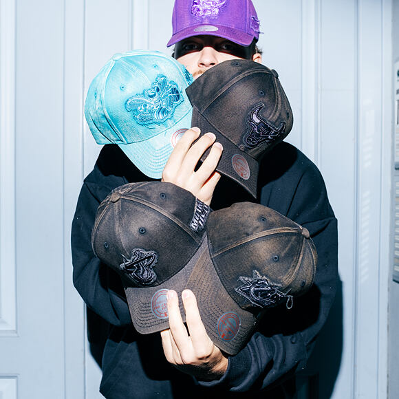 Kappe Mitchell & Ness - NBA Downtown Pro Snapback - Miami Heat - Red