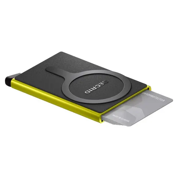 Kartenetui Secrid - Cardprotector für Magsafe Lime