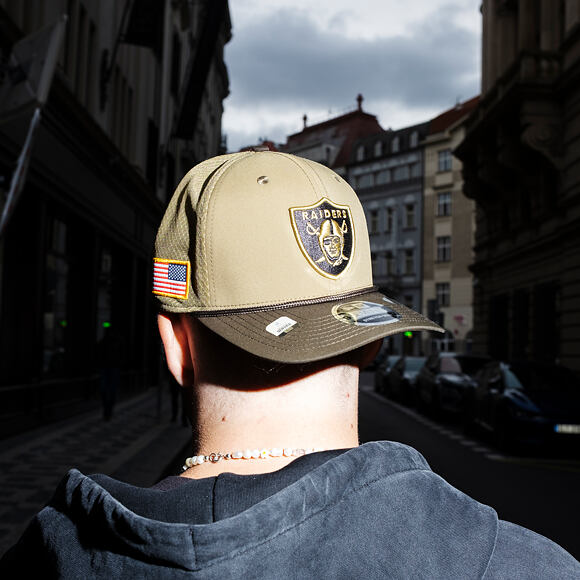 Kappe New Era - NFL25 "Salute to Service" - 9SEVENTY Stretch-Snap - Las Vegas Raiders 