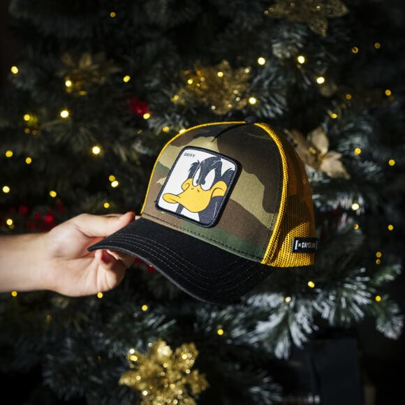 Kappe Capslab - Trucker Looney Tunes - Daffy Duck v.3 Trucker Camo / Yellow