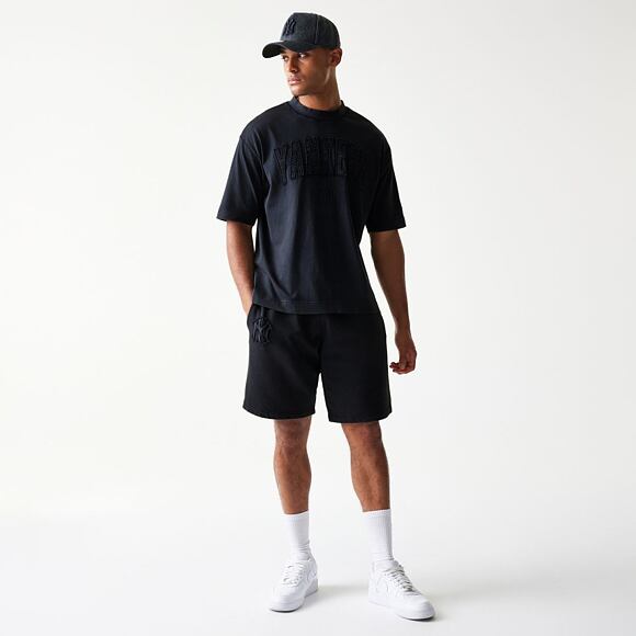 T-Shirt New Era - MLB Washed Boxy Tee - NY Yankees - Black