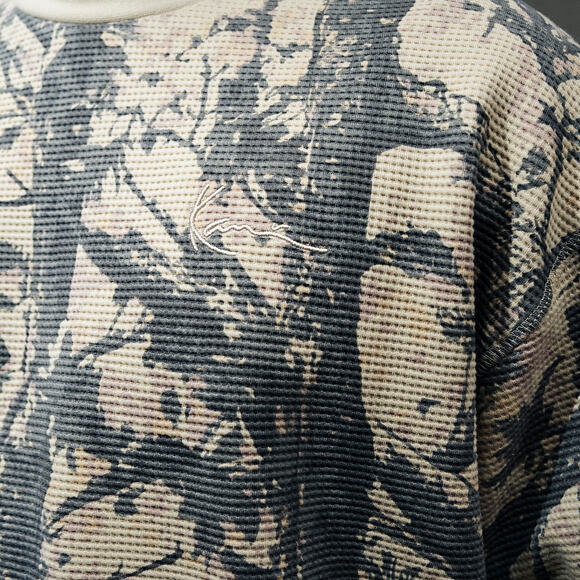 Langarmshirt Karl Kani - Signature Wood Camo Waffle Longsleeve
