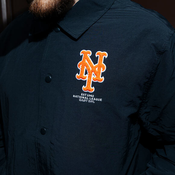 Jacke New Era - MLB Coaches Jacket - NY Mets - Black