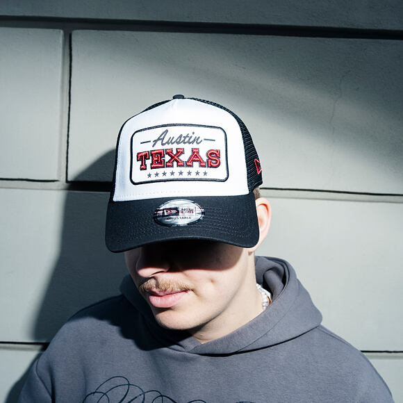 Kappe New Era - Branded Location Patch 9FORTY Trucker - Black