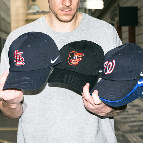 Kappe Nike - Club Unstructured - Washington Nationals - Pitch Blue 4FA