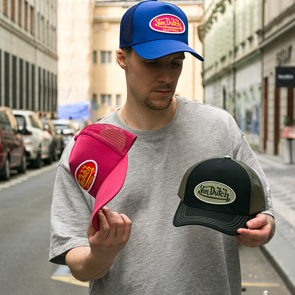 Kappe Von Dutch - Trucker - Classic Logo - Black/Green