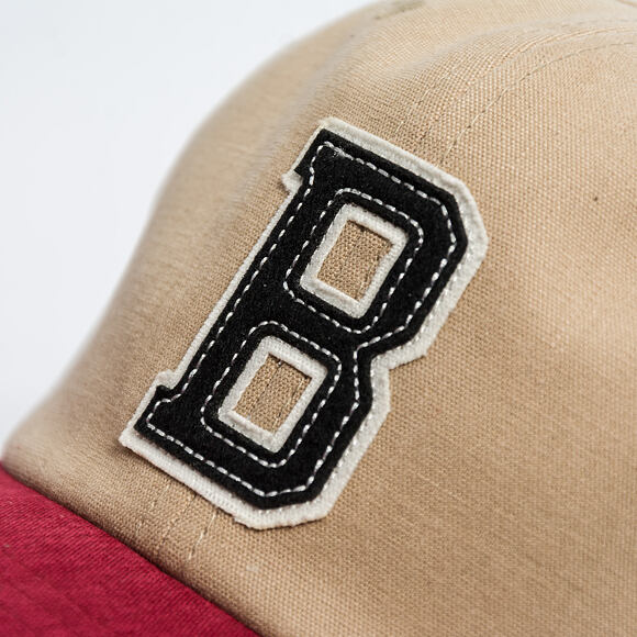 Kappe Brixton - Big B Mp Cap - Sand/Burgundy