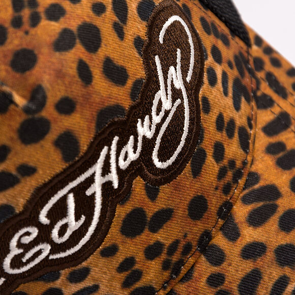 Kappe Ed Hardy - Leopard Print 5 Panel Trucker