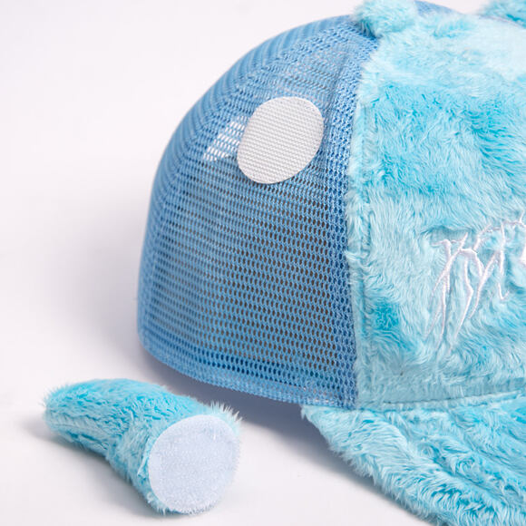 Kappe Reflection Luxury Horny Cap - Baby Blue Horns