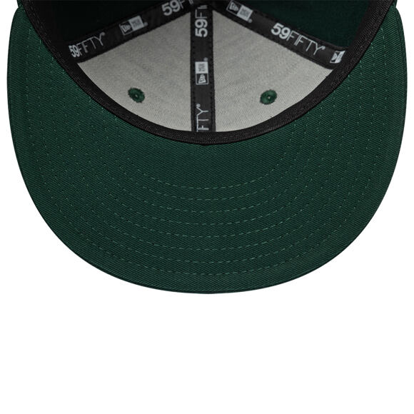Kappe New Era - MLB League Essential 59FIFTY - Oakland Athletics - Green / White