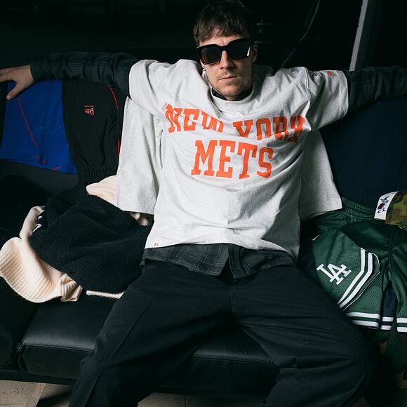 T-Shirt New Era - MLB - NY Mets - Grey