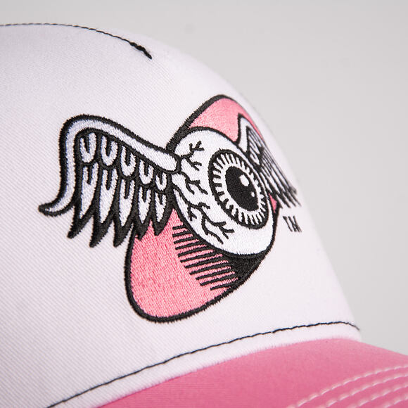 Damen Kappe Von Dutch - Baseball - Embroidery - White / Pink