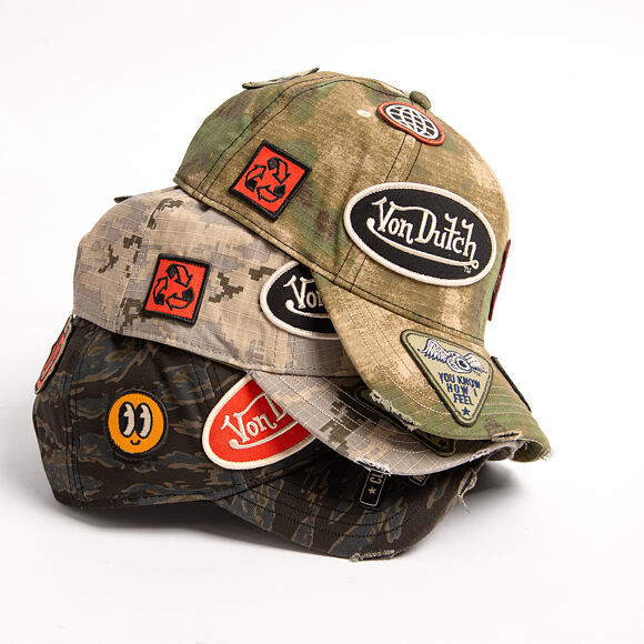 Kappe Von Dutch - Baseball - Camo Patch - Camo