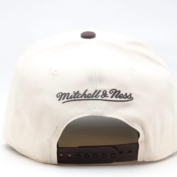 Kappe Mitchell & Ness - NBA Brown And Cream Pro Snapback Hwc - Toronto Raptors - Cream