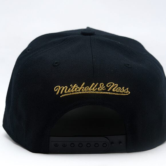 Kappe Mitchell & Ness - NHL Black And Gold Pro Snapback - Detroit Red Wings - Black