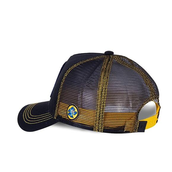 Kappe Capslab Trucker (MEGAMAN) Black/Yellow HER2