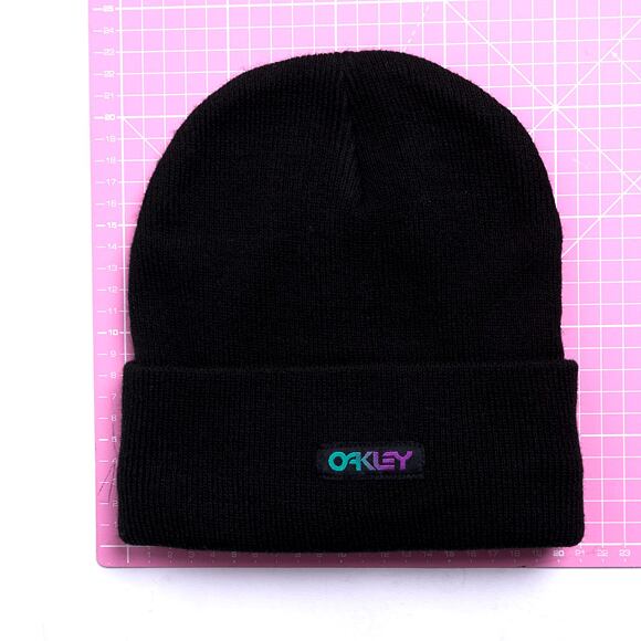 Mütze Oakley B1B Gradient Patch Beanie - Black