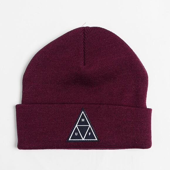 Mütze HUF Essentials Triple Triangle Beanie wine