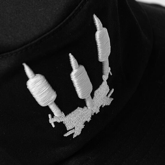 Hut Ari Ink  Crown 3D .2 Flexfit Cotton Twill Bucket Hat Black