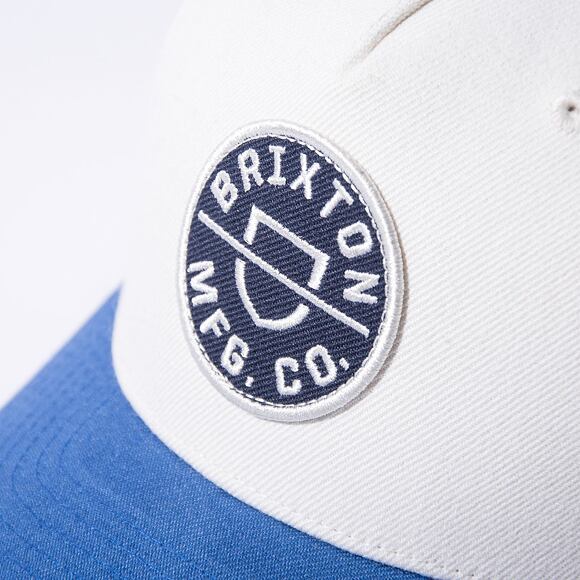 Kappe Brixton Crest C MP Snapback Whitecap Pacific Blue