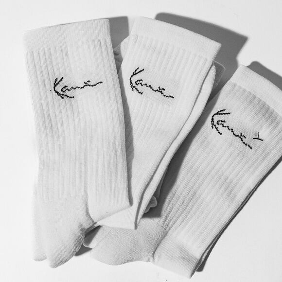Socken Karl Kani - Signature Socks 3-Pack - White