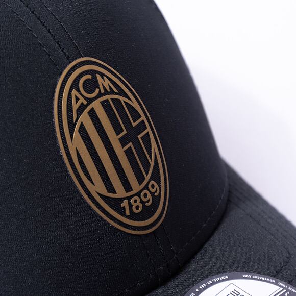 Kappe New Era - Black & Gold 9FORTY - AC Milan - Black