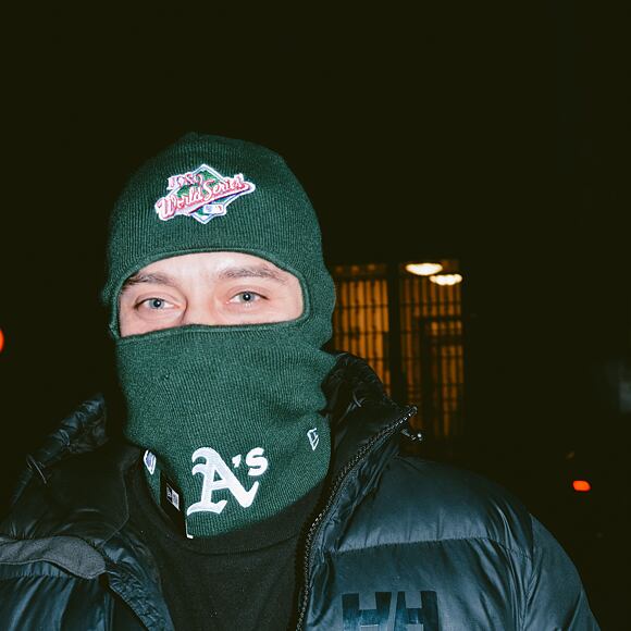 Sturmhaube New Era - World Series Patch Balaclava - Oakland Athletics - Team Color