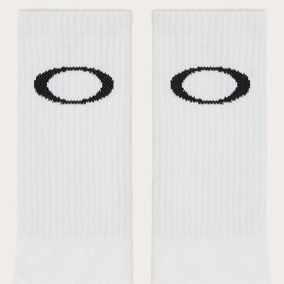 Socken Oakley Ellipse 3er Pack Crew Sock Weiß