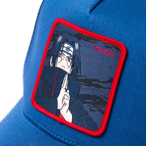 Kappe Capslab Naruto Trucker - Itachi - Royal Blue / Black