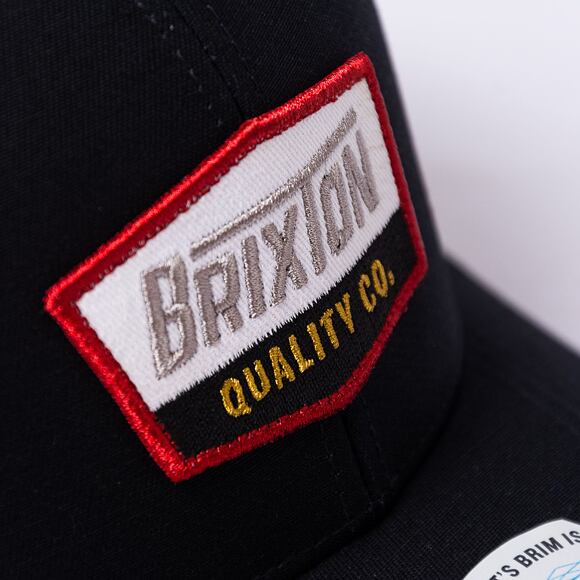 Kappe Brixton Regal Netplus MP Trucker Hat - Black/Black