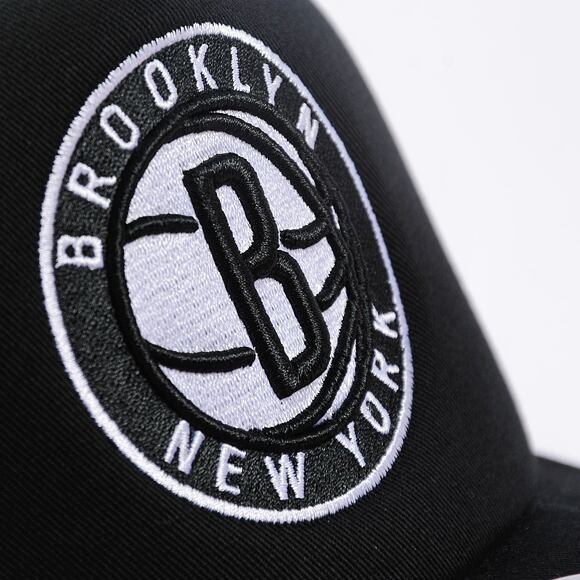 Kappe Mitchell & Ness - Evergreen Trucker - Brooklyn Nets - Black