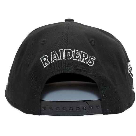 Kappe New Era - 9FIFTY NFL Metallic Outline - Las Vegas Raiders - Black