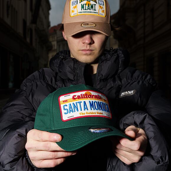 Kappe New Era - License Plate 9FORTY A-Frame - Dark Green
