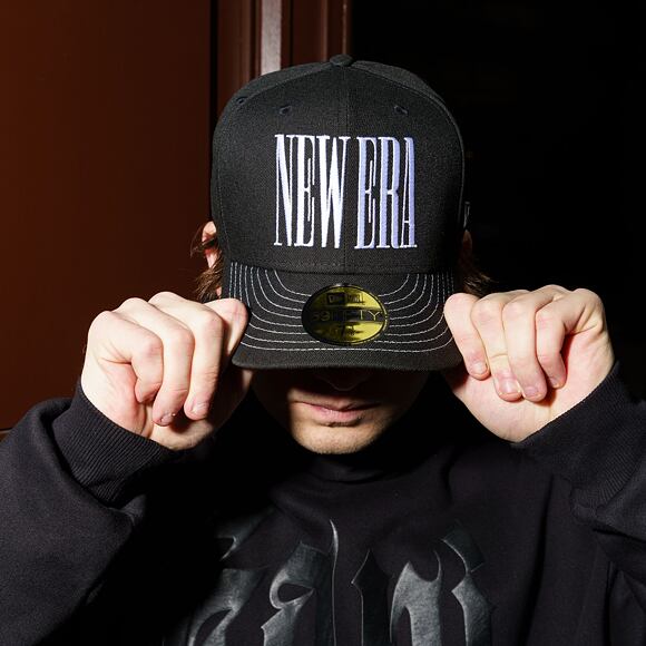 Kappe New Era - Wordmark 59FIFTY - Black / White