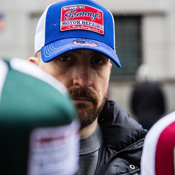 Kappe New Era - Vintage 9FORTY Trucker - Light Royal