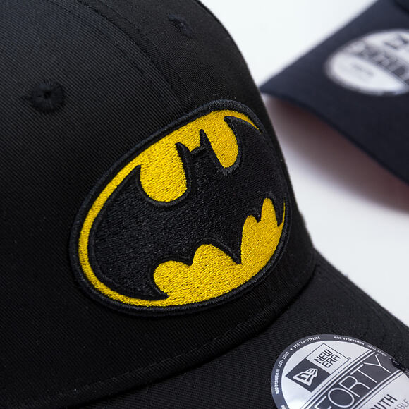 Kinder Kappe New Era - WARNER BROS DC Print 9FORTY - Batman - Black