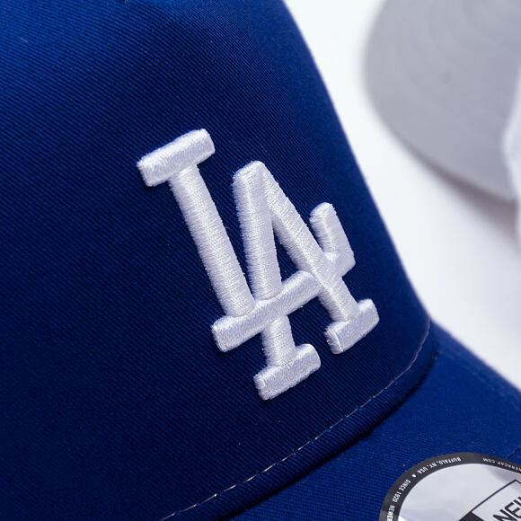 Kappe New Era - MLB Side Patch 9FORTY Trucker - LA Dodgers - Blue