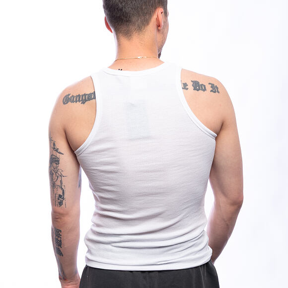 Leibchen Karl Kani - Chest Signature Essential Waffle Tanktop - White