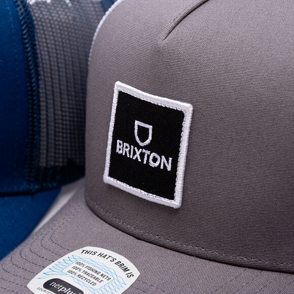 Kappe Brixton - Alpha Block X C Mp Mesh Cap - Pebble/White