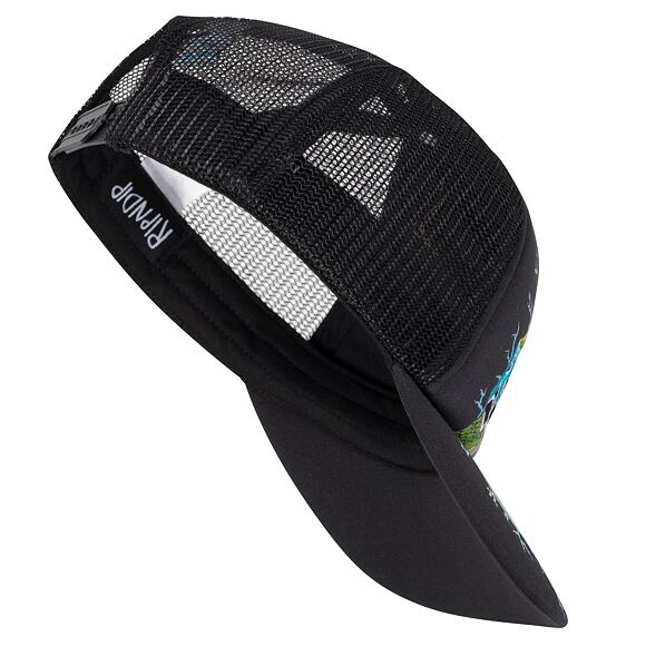 Kappe Rip N Dip - Skull And Bones Trucker Hat Black