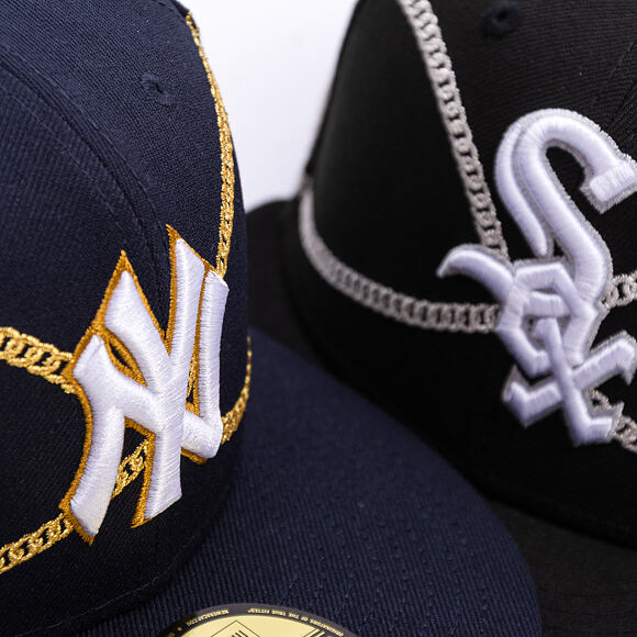 Kappi New Era - MLB Chain Wrap 59FIFTY - Chicago White Sox - Schwarz